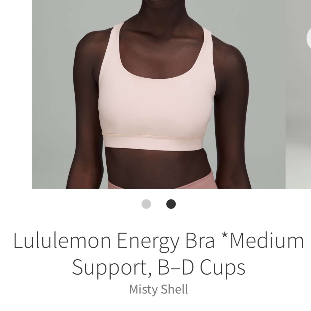 Lululemon Energy Bra *Medium Support, B–D Cups, size 6
